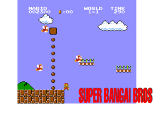 Super Bangai Bros (SMB1 Hack) Cover